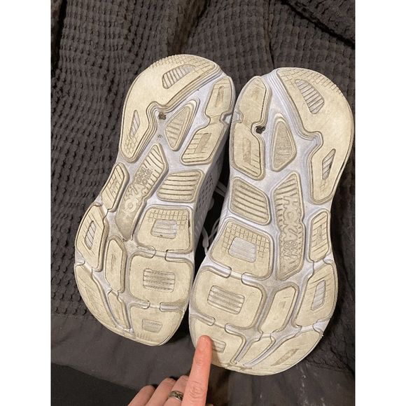 Hokas One One Bondi 7 Men's White Running Shoes Sneakers Size 8.5 - Picture 2 of 7